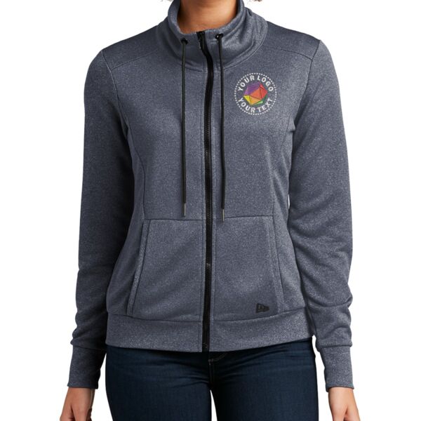 Ladies Performance Terry Full Zip Cowl Thumbnail