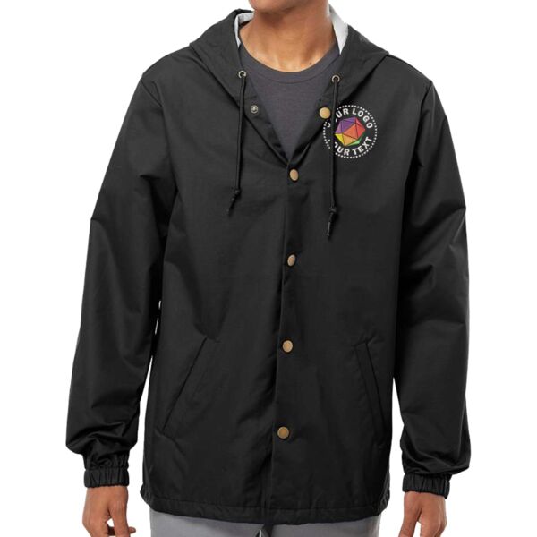 Water-Resistant Hooded Windbreaker Thumbnail