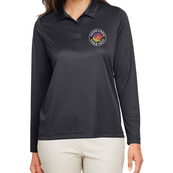 Ladies' Zone Performance Long Sleeve Polo Thumbnail