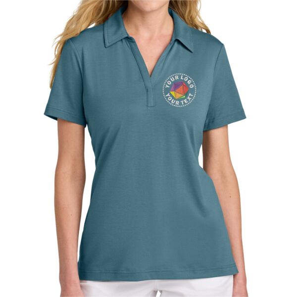Women's Glenview Solid Polo Thumbnail