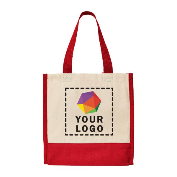 Junior Mini Cotton Box Tote Bag Thumbnail