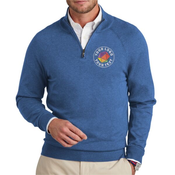 Cotton Stretch 1/4 Zip Sweater Thumbnail