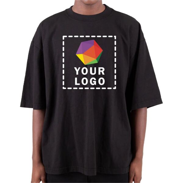 Adult Garment-Dyed Drop-Shoulder T-Shirt Thumbnail