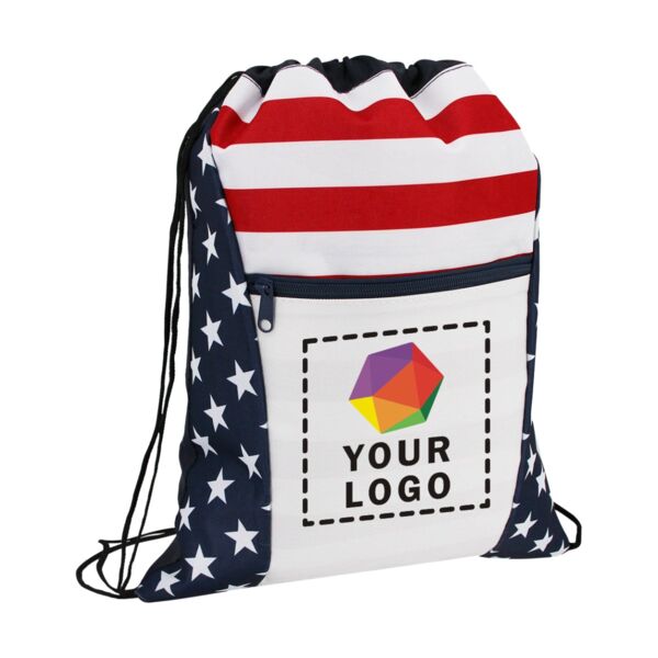 Patriotic Drawstring Bag Thumbnail