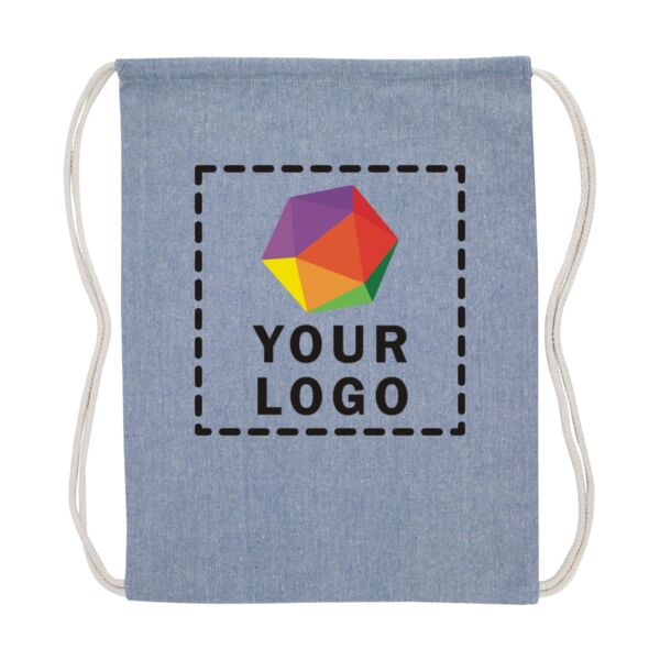 Economical Recycled Cotton Drawstring Bag Thumbnail