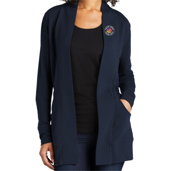 Women's Microterry Cardigan Thumbnail