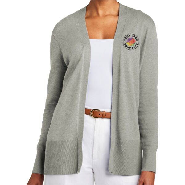Women's Cotton Stretch Long Cardigan Sweater Thumbnail