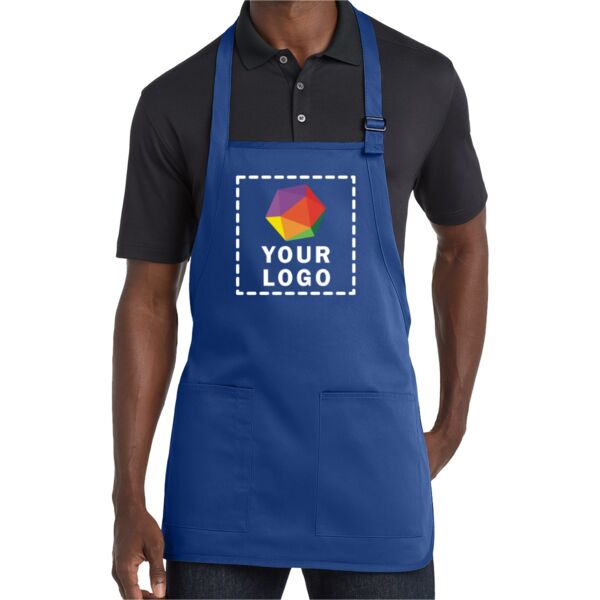 Medium Length Two Pocket Bib Apron Thumbnail