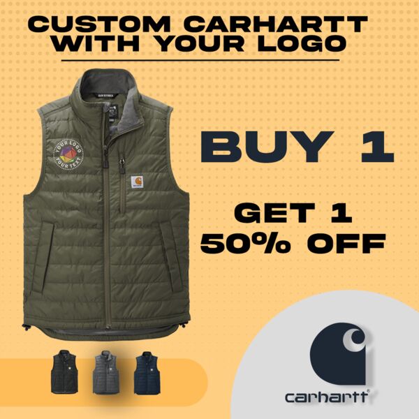 Custom Carhartt Vest Buy 1 Get 1 50% Off Thumbnail