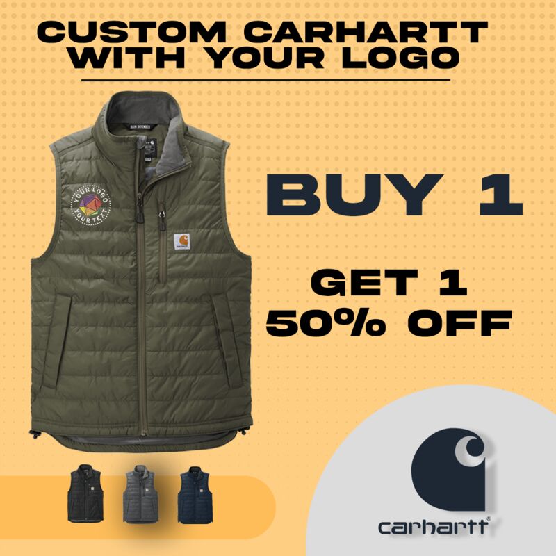 Custom Carhartt Vest Buy 1 Get 1 50% Off Thumbnail