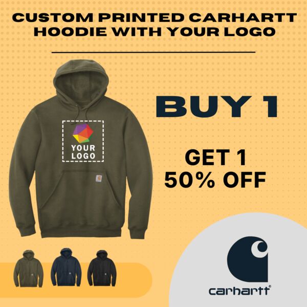Custom Printed Carhartt Hoodie Buy 1 Get 1 50% Off Thumbnail