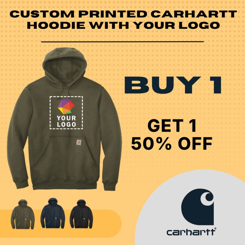 Custom Printed Carhartt Hoodie Buy 1 Get 1 50% Off Thumbnail
