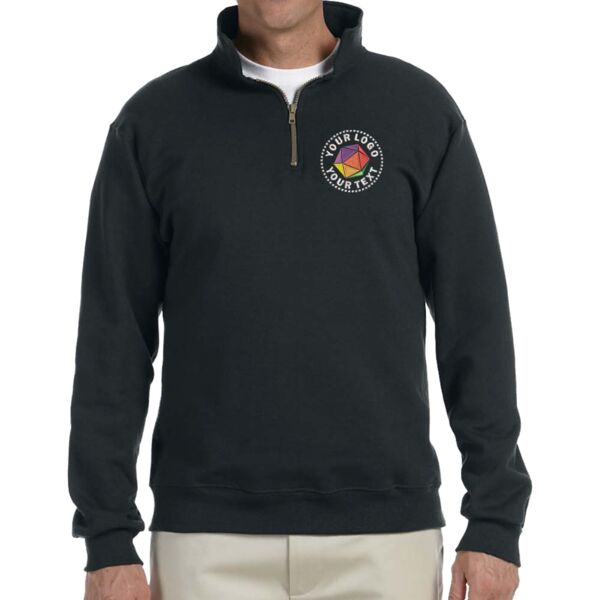 Super Sweats ® NuBlend ® 1/4 Zip Sweatshirt with Cadet Collar 50% off Thumbnail