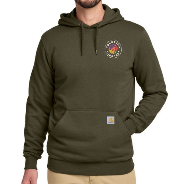 Custom Embroidered Midweight Hooded Sweatshirt 50% Off Thumbnail