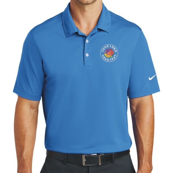Custom Embroidered Dri FIT Vertical Mesh Polo 50% Off Thumbnail