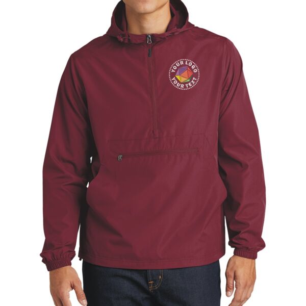 Custom Embroidered Packable Anorak 50% Off Thumbnail