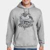 Custom Printed Ultimate Cotton ® Pullover Hooded Sweatshirt Thumbnail