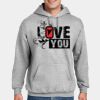Custom Printed Ultimate Cotton ® Pullover Hooded Sweatshirt Thumbnail
