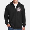 Custom Printed Ultimate Cotton ® Full Zip Hooded Sweatshirt Thumbnail