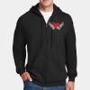 Custom Printed Ultimate Cotton ® Full Zip Hooded Sweatshirt Thumbnail