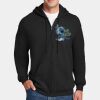 Custom Printed Ultimate Cotton ® Full Zip Hooded Sweatshirt Thumbnail