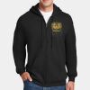 Custom Printed Ultimate Cotton ® Full Zip Hooded Sweatshirt Thumbnail