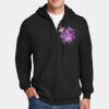 Custom Printed Ultimate Cotton ® Full Zip Hooded Sweatshirt Thumbnail