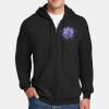 Custom Printed Ultimate Cotton ® Full Zip Hooded Sweatshirt Thumbnail