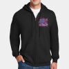 Custom Printed Ultimate Cotton ® Full Zip Hooded Sweatshirt Thumbnail