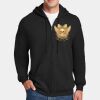 Custom Printed Ultimate Cotton ® Full Zip Hooded Sweatshirt Thumbnail