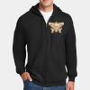 Custom Printed Ultimate Cotton ® Full Zip Hooded Sweatshirt Thumbnail