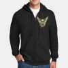 Custom Printed Ultimate Cotton ® Full Zip Hooded Sweatshirt Thumbnail