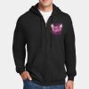 Custom Printed Ultimate Cotton ® Full Zip Hooded Sweatshirt Thumbnail