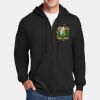 Custom Printed Ultimate Cotton ® Full Zip Hooded Sweatshirt Thumbnail