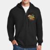 Custom Printed Ultimate Cotton ® Full Zip Hooded Sweatshirt Thumbnail