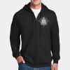Custom Printed Ultimate Cotton ® Full Zip Hooded Sweatshirt Thumbnail