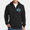 Custom Printed Ultimate Cotton ® Full Zip Hooded Sweatshirt Thumbnail