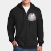 Custom Printed Ultimate Cotton ® Full Zip Hooded Sweatshirt Thumbnail