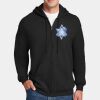 Custom Printed Ultimate Cotton ® Full Zip Hooded Sweatshirt Thumbnail