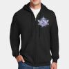 Custom Printed Ultimate Cotton ® Full Zip Hooded Sweatshirt Thumbnail