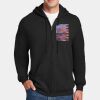 Custom Printed Ultimate Cotton ® Full Zip Hooded Sweatshirt Thumbnail