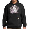 Custom Printed Midweight Hooded Sweatshirt Thumbnail