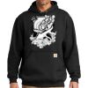 Custom Printed Midweight Hooded Sweatshirt Thumbnail