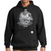 Custom Printed Midweight Hooded Sweatshirt Thumbnail
