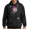 Custom Printed Midweight Hooded Sweatshirt Thumbnail