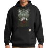 Custom Printed Midweight Hooded Sweatshirt Thumbnail