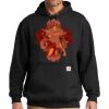Custom Printed Midweight Hooded Sweatshirt Thumbnail