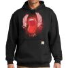Custom Printed Midweight Hooded Sweatshirt Thumbnail