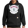 Custom Printed Midweight Hooded Sweatshirt Thumbnail