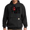 Custom Printed Midweight Hooded Sweatshirt Thumbnail